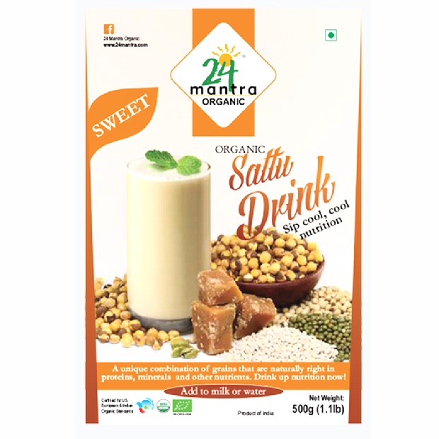 Sattu Drink Mix - Spicy - Organic 500g
