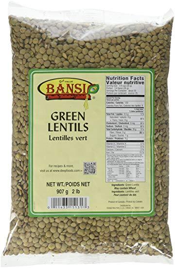 Bansi Green Lentils