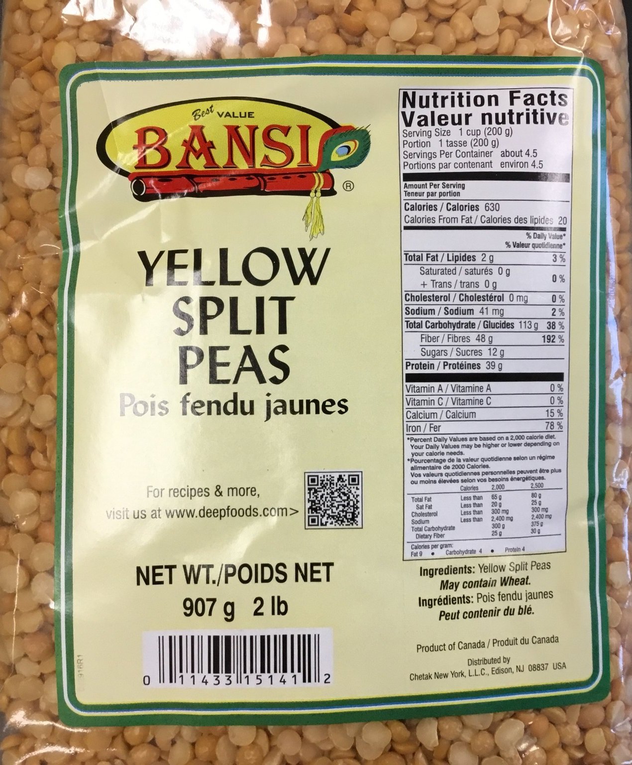 Bansi Yellow Split Peas