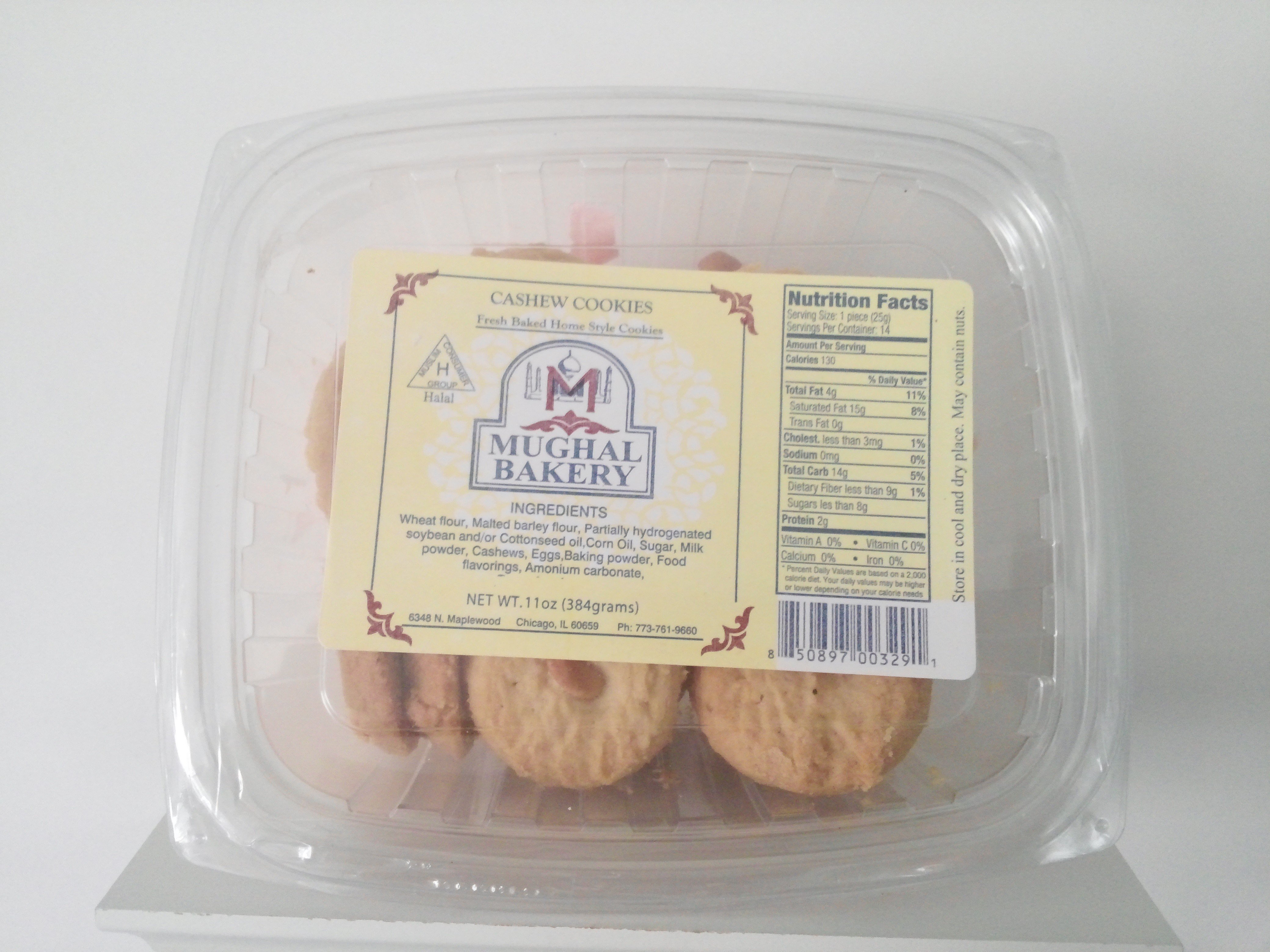 Mughal Bakery Cashew Cookies
