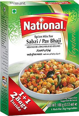 National Sabzi Pav Bhaji