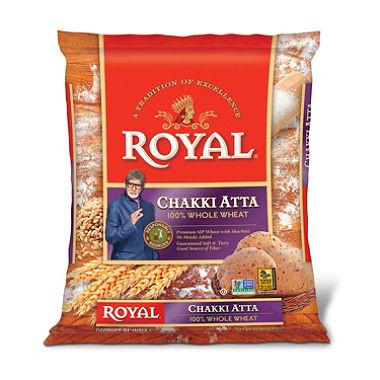Royal Chakki Atta 100% Whole Wheat, 20 Pound