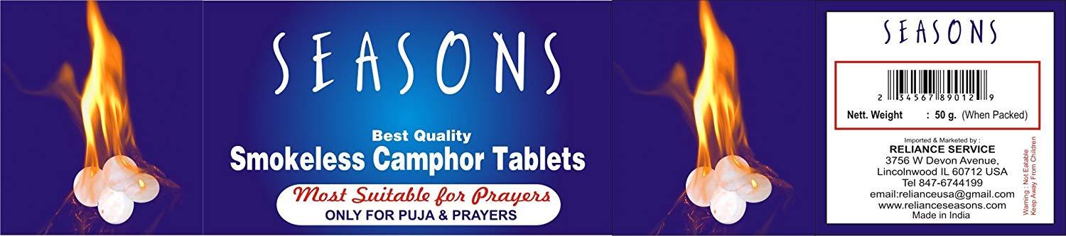 Seasons Smokeless Camphor Tablets